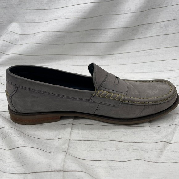 Cole Hann Grand OS Pinch Maine Classic Gray Penny Loafers Men Size 11M C27598 main image 6